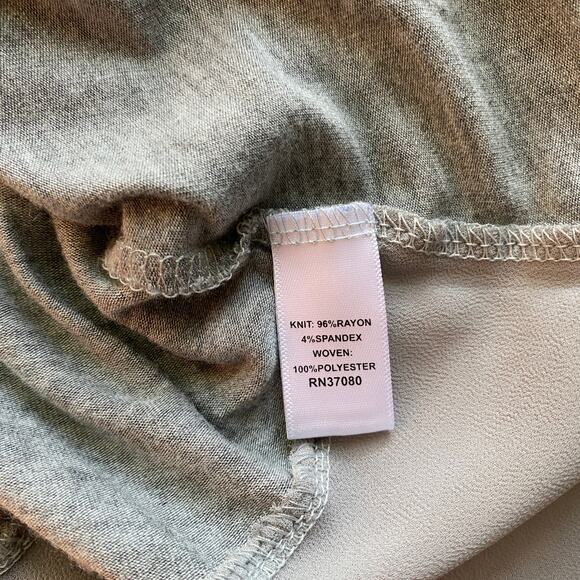 Cato Gray Scenery Embellished Long Sleeve Tee 18/20W - Picture 7 of 10